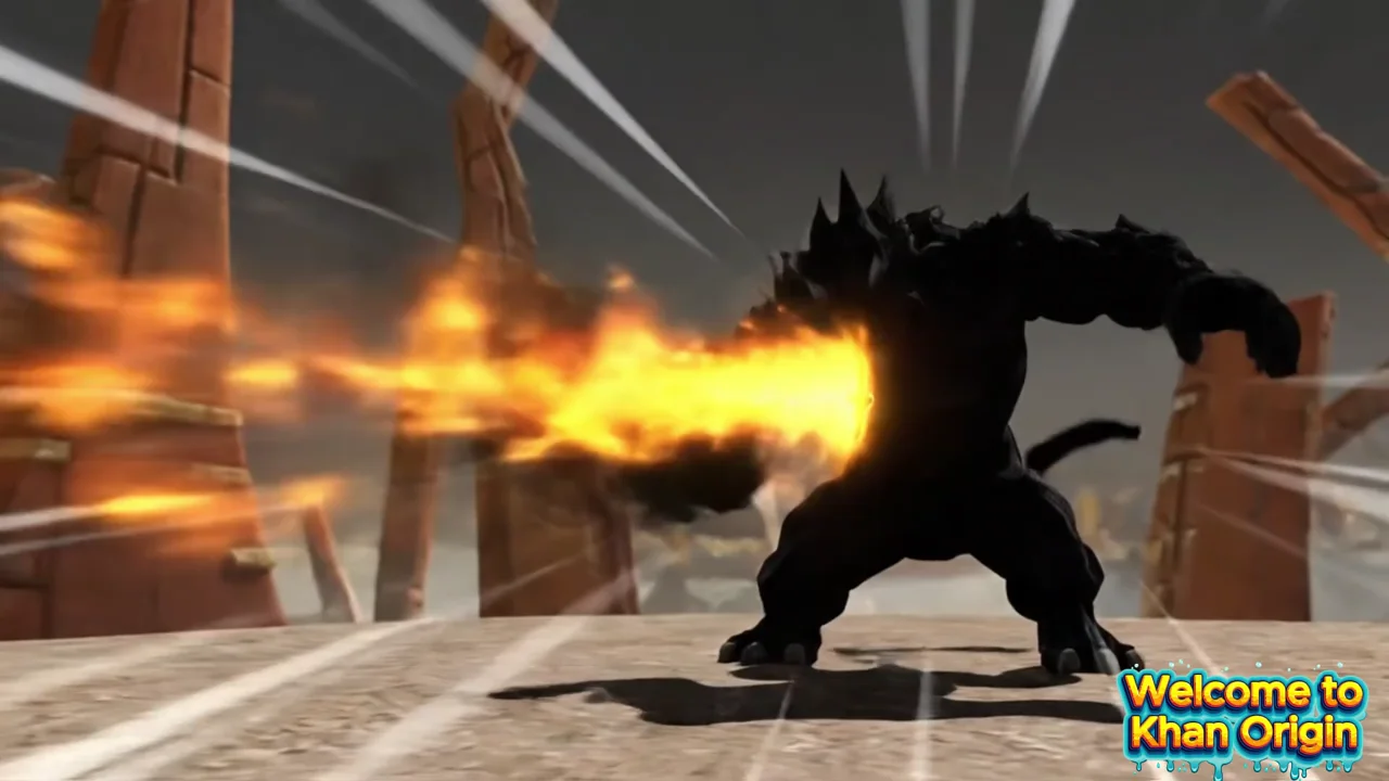 Khan Origin fantasy battle scene